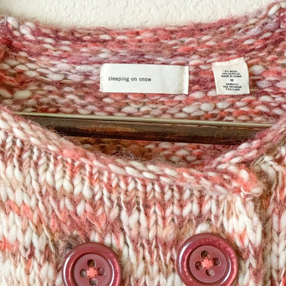 Anthropologie Sleeping On Snow Sweater Cardigan - Picture 2 of 3